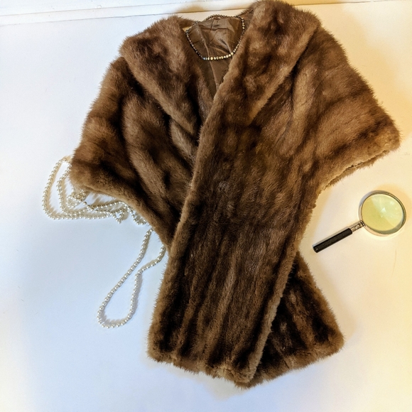 Vintage Jackets & Blazers - Heirloom Mink Stole